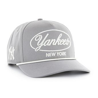 Men's '47 Gray New York Yankees Foundational Hitch Adjustable Hat