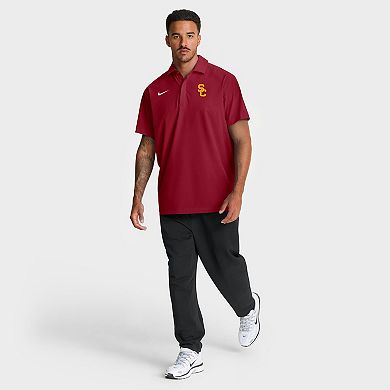 Men's Nike Cardinal USC Trojans 2025 Coaches Sideline Polo