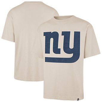Men's '47 Tan New York Giants Bouldering Imprint Ravine Foundation Throwback T-Shirt