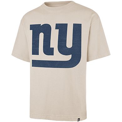 Men's '47 Tan New York Giants Bouldering Imprint Ravine Foundation Throwback T-Shirt