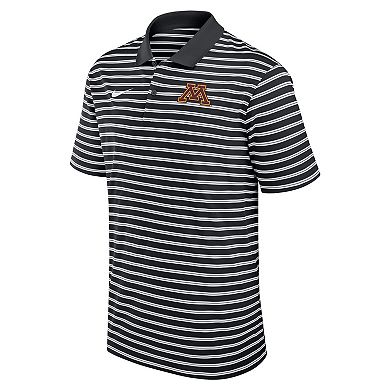 Men's Nike Black Minnesota Golden Gophers Victory Stripe Performance Polo