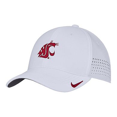 Men's Nike White Washington State Cougars 2025 On-Field Performance Flex Hat