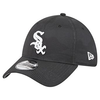 Men's New Era Black Chicago White Sox Tonal Camo 39THIRTY Flex Hat