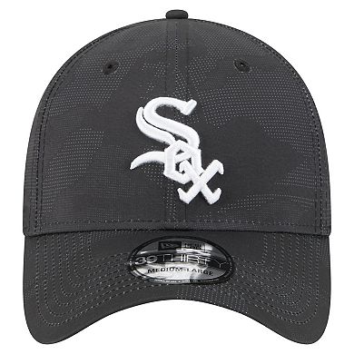 Men's New Era Black Chicago White Sox Tonal Camo 39THIRTY Flex Hat