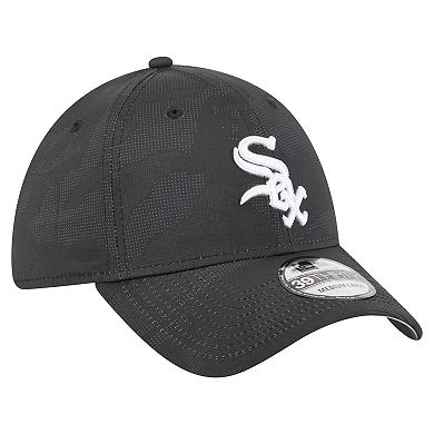 Men's New Era Black Chicago White Sox Tonal Camo 39THIRTY Flex Hat
