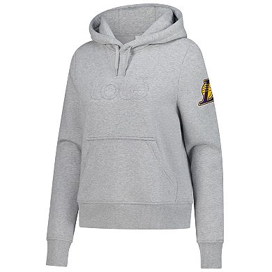 Women's Lol Gray Los Angeles Lakers Icon Pullover Hoodie