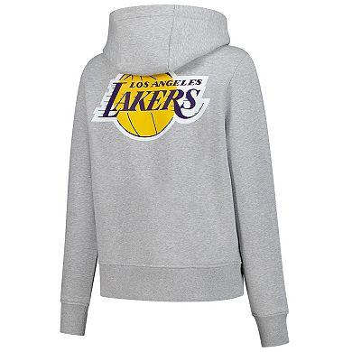Women's Lol Gray Los Angeles Lakers Icon Pullover Hoodie