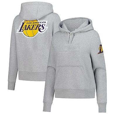 Women's Lol Gray Los Angeles Lakers Icon Pullover Hoodie