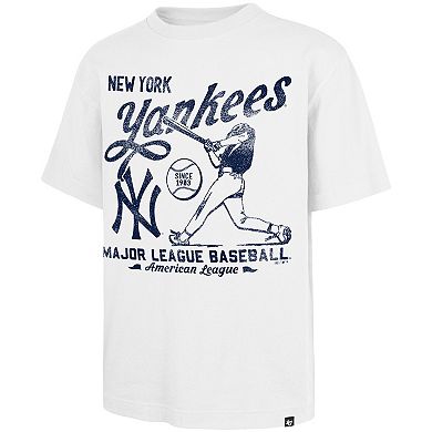 Men's '47 White New York Yankees Regional Batter Foundation T-Shirt