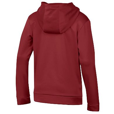 Youth Under Armour Garnet South Carolina Gamecocks Team Fleece Pullover Hoodie