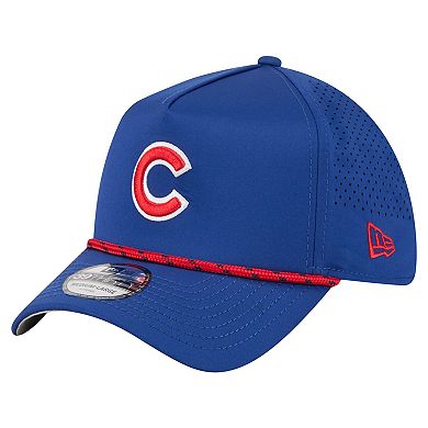 Men's New Era Royal Chicago Cubs 39THIRTY A-Frame Perforated Flex Hat