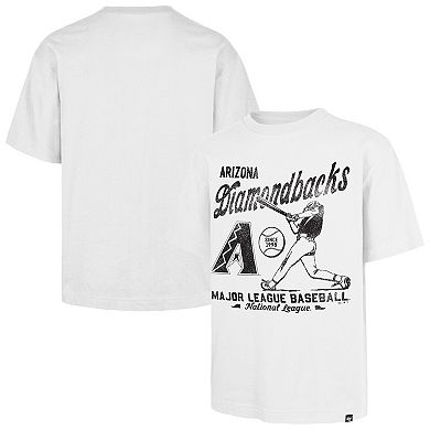 Men's '47 White Arizona Diamondbacks Regional Batter Foundation T-Shirt