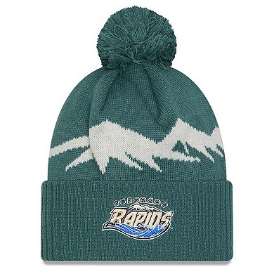Men's New Era Green Colorado Rapids 2025 Jersey Hook Cuffed Knit Hat With Pom