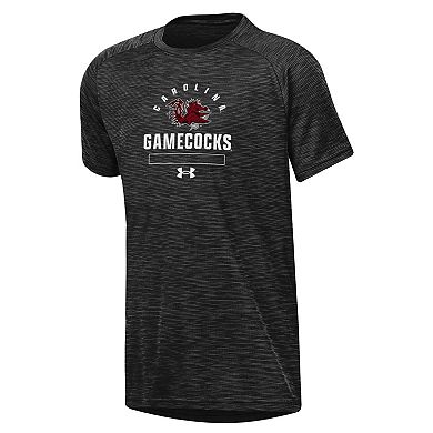 Youth Under Armour Heather Black South Carolina Gamecocks Ultra Soft Rye Tech Performance T-Shirt