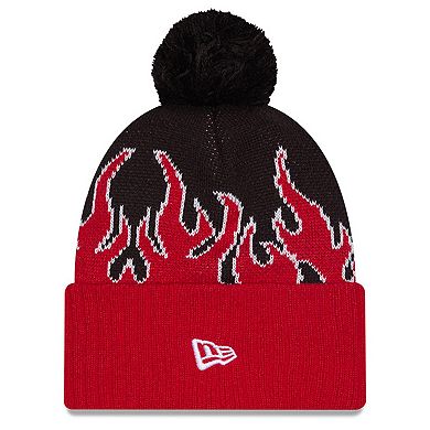 Men's New Era Red FC Dallas 2025 Jersey Hook Cuffed Knit Hat With Pom