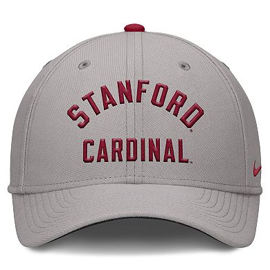 Men's Nike Gray Stanford Cardinal Rise Prep Performance Flex Hat