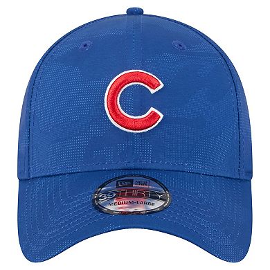 Men's New Era Royal Chicago Cubs Tonal Camo 39THIRTY Flex Hat