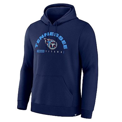 Men's Fanatics Navy Tennessee Titans Delay of Game Legacy Pullover Hoodie