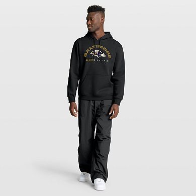 Men's Fanatics Black Baltimore Ravens Delay of Game Legacy Pullover Hoodie