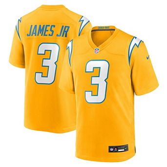 Men's Nike Derwin James Jr. Gold Los Angeles Chargers Alternate Charger Power Game Player Jersey