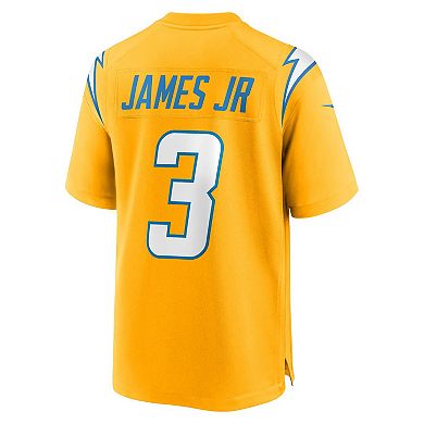Men's Nike Derwin James Jr. Gold Los Angeles Chargers Alternate Charger Power Game Player Jersey