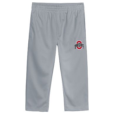 Youth Outerstuff Scarlet Ohio State Buckeyes Red Zone Two-Piece Top and Pants Set
