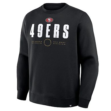 Men's Fanatics Black San Francisco 49ers Direct Handoff Legacy Pullover Sweatshirt