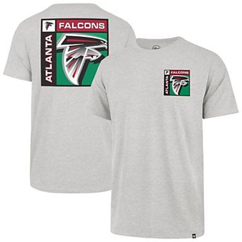 Men's '47 Gray Atlanta Falcons Chrome Plate Franklin T-Shirt
