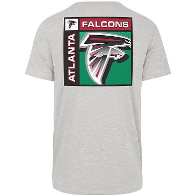 Men's '47 Gray Atlanta Falcons Chrome Plate Franklin T-Shirt