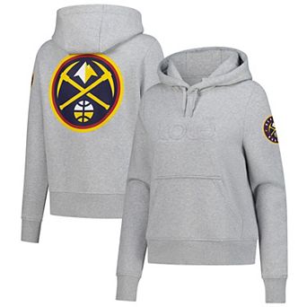 Women's Lolë Gray Denver Nuggets Icon Pullover Hoodie