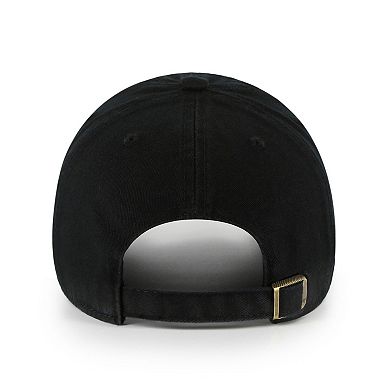 Men's '47 Black Appalachian State Mountaineers Clean Up Adjustable Hat
