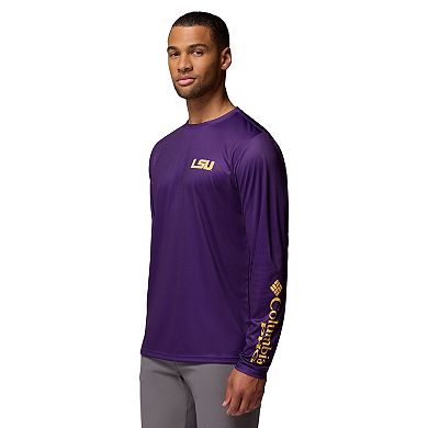 Men's Columbia Purple LSU Tigers PHG Terminal Shot Long Sleeve T-Shirt