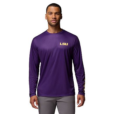Men's Columbia Purple LSU Tigers PHG Terminal Shot Long Sleeve T-Shirt