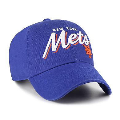 Women's '47 Royal New York Mets Ariana Clean Up Adjustable Hat