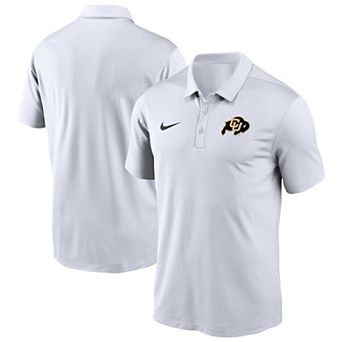 Men's Nike White Colorado Buffaloes Victory Solid Performance Polo