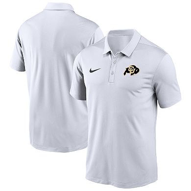 Men's Nike White Colorado Buffaloes Victory Solid Performance Polo