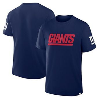 Men's Fanatics Navy New York Giants Elevated Classic Legacy T-Shirt