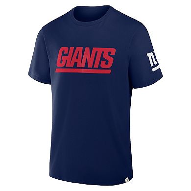 Men's Fanatics Navy New York Giants Elevated Classic Legacy T-Shirt