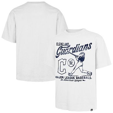 Men's '47 White Cleveland Guardians Regional Batter Foundation T-Shirt