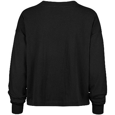 Women's '47 Black Minnesota Vikings Muse Sydney Long Sleeve T-Shirt