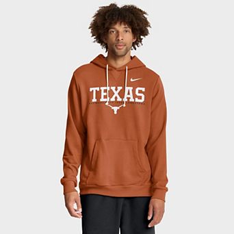 Men's Nike Burnt Orange Texas Longhorns 2025 Sideline Standard Issue Dri-FIT Hoodie