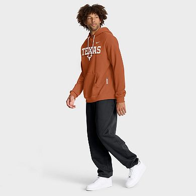 Men's Nike Burnt Orange Texas Longhorns 2025 Sideline Standard Issue Dri-FIT Hoodie