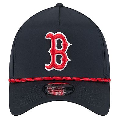 Men's New Era Navy Boston Red Sox 39THIRTY A-Frame Perforated Flex Hat