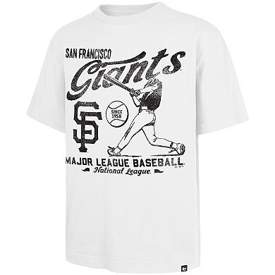 Men's '47 White San Francisco Giants Regional Batter Foundation T-Shirt