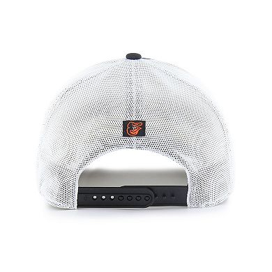 Men's '47 Black/White Baltimore Orioles Fairway Trucker Adjustable Hat