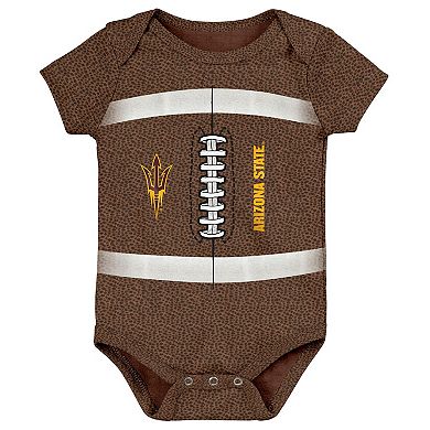 Newborn Outerstuff Brown Arizona State Sun Devils Football Body Suit