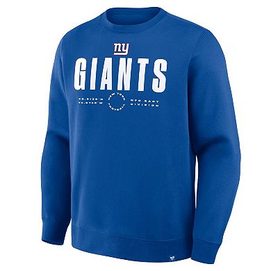 Men's Fanatics Royal New York Giants Direct Handoff Legacy Pullover Sweatshirt