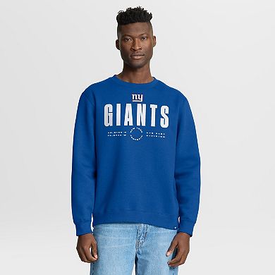 Men's Fanatics Royal New York Giants Direct Handoff Legacy Pullover Sweatshirt