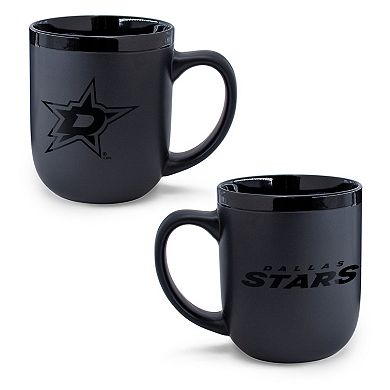 WinCraft Dallas Stars 17oz. Black Tonal Ceramic Mug