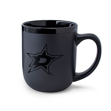 WinCraft Dallas Stars 17oz. Black Tonal Ceramic Mug